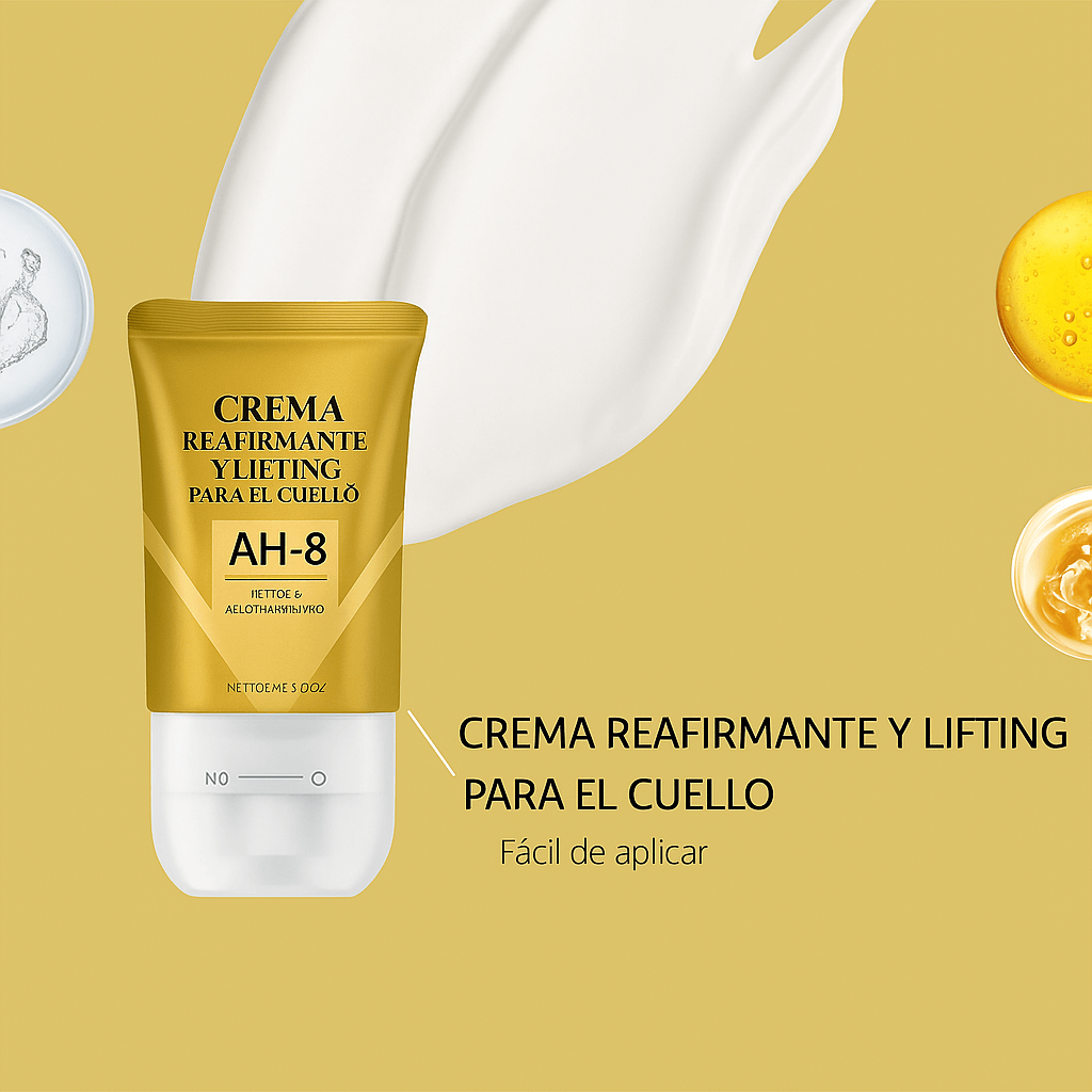 VEZE Crema reafirmante para el cuello con Colageno y Acido Hyaluronico (Compra 2 y obten 1 Gratis))